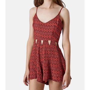 Topshop Cutout Romper